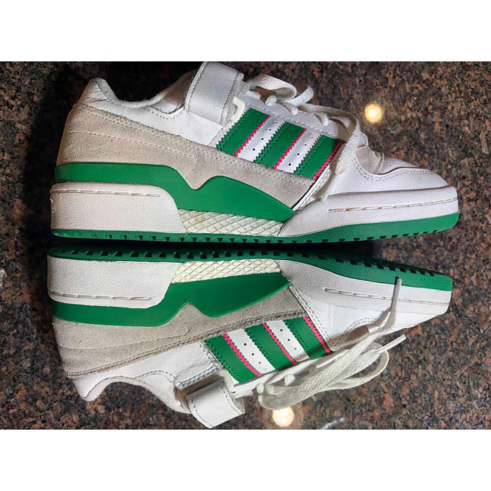 adidas Women's Forum Low Basketball "Watermelon" Green/Pink Size 8.5 - Picture 11 of 16